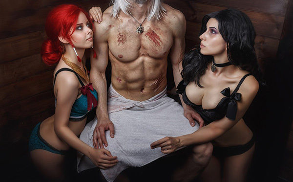 Witcher cosplay nude Triss Merigold